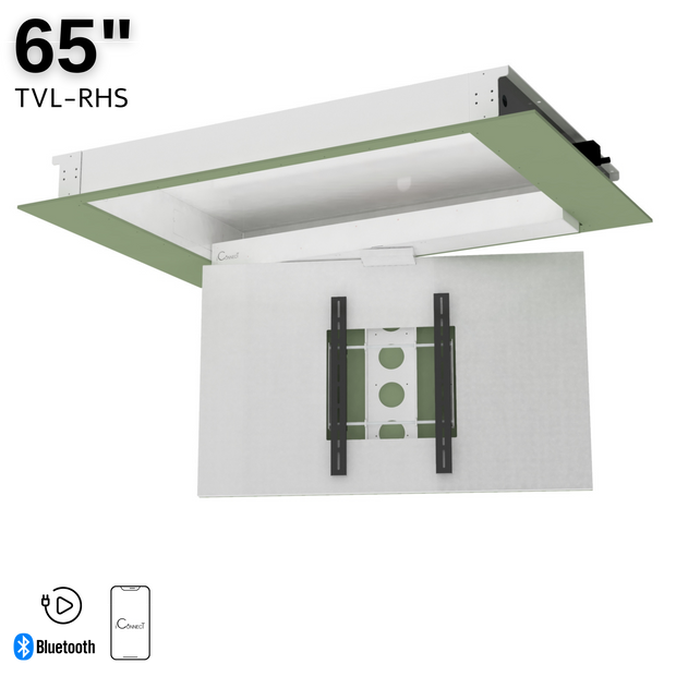 Fold Down Ceiling TV Lift 65 + Swivel