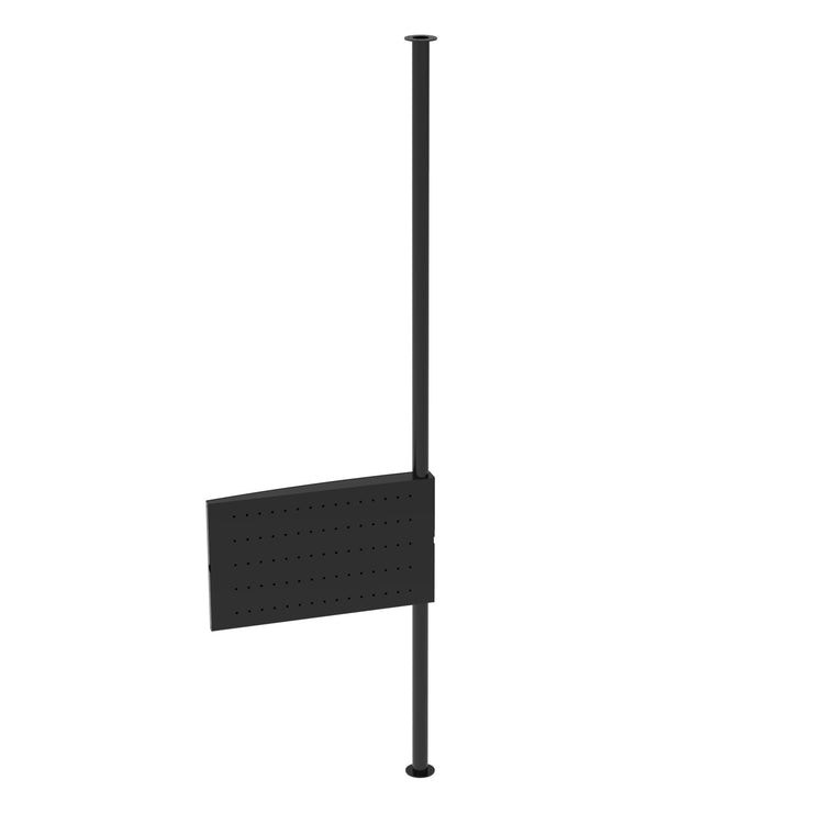 TV Floor To Ceiling Flag Stand Black 77